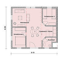 Haus-Grundriss